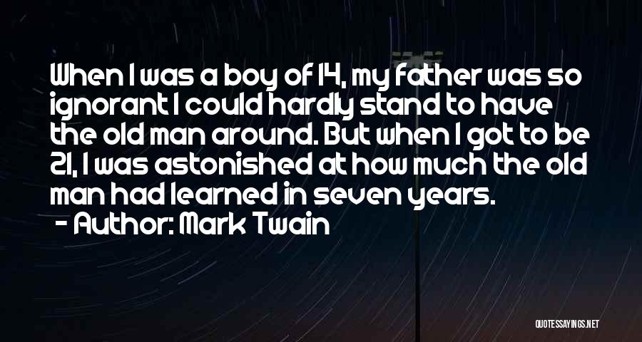 14 Years Old Quotes By Mark Twain