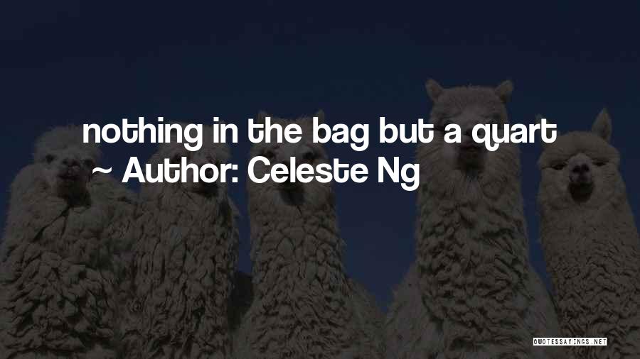 Celeste Ng Quotes: Nothing In The Bag But A Quart