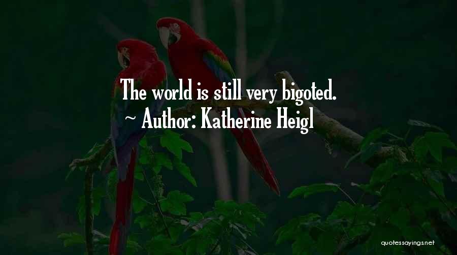 Katherine Heigl Quotes: The World Is Still Very Bigoted.