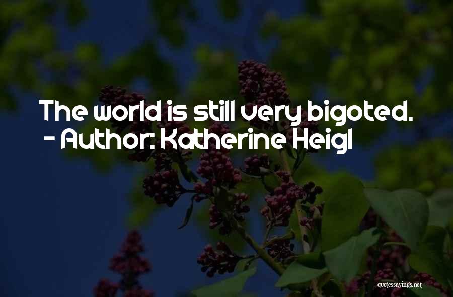 Katherine Heigl Quotes: The World Is Still Very Bigoted.