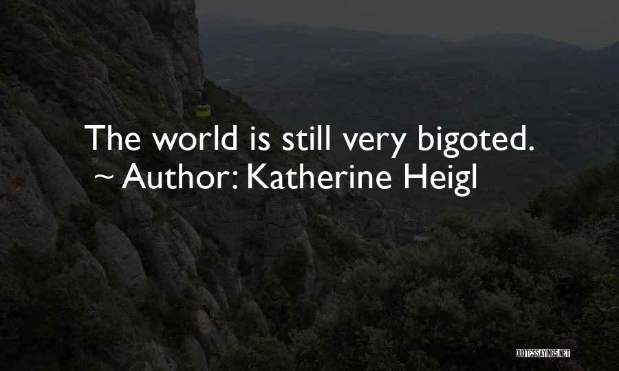 Katherine Heigl Quotes: The World Is Still Very Bigoted.