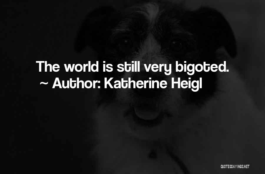 Katherine Heigl Quotes: The World Is Still Very Bigoted.