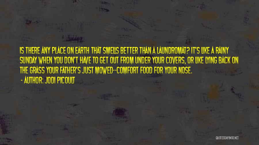 Jodi Picoult Quotes: Is There Any Place On Earth That Smells Better Than A Laundromat? It's Like A Rainy Sunday When You Don't