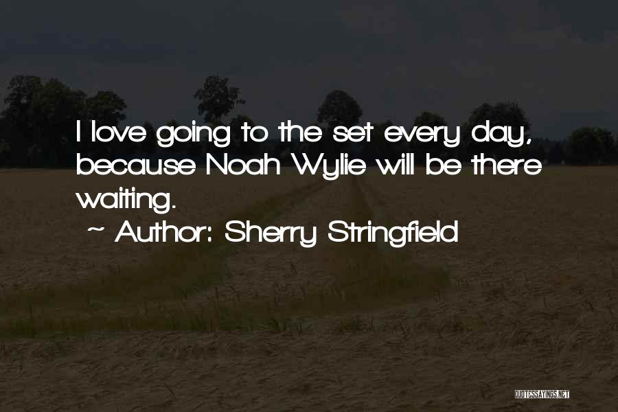 Sherry Stringfield Quotes: I Love Going To The Set Every Day, Because Noah Wylie Will Be There Waiting.