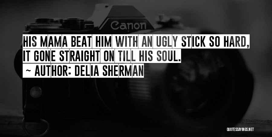 Delia Sherman Quotes: His Mama Beat Him With An Ugly Stick So Hard, It Gone Straight On Till His Soul.