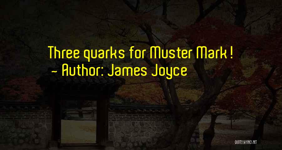 James Joyce Quotes: Three Quarks For Muster Mark!