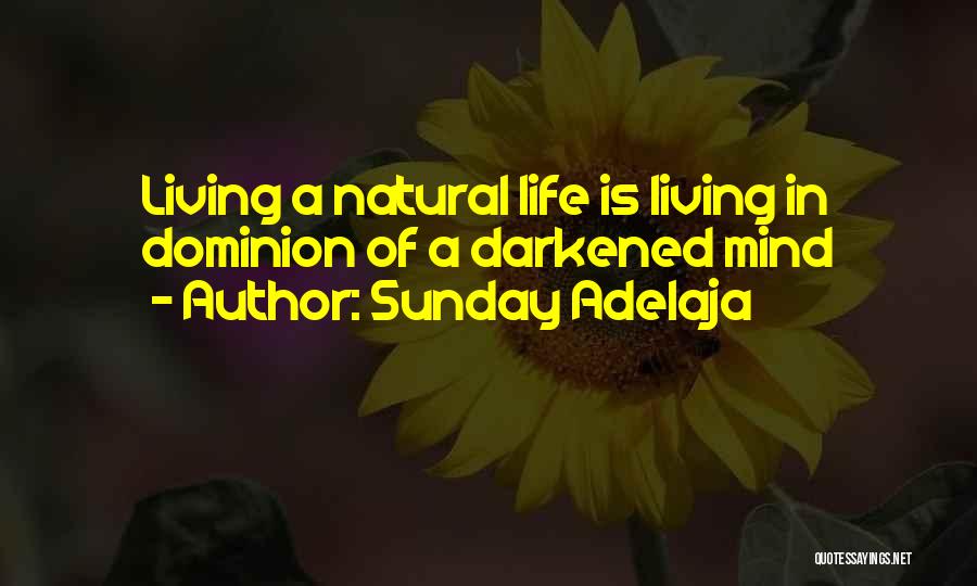 Sunday Adelaja Quotes: Living A Natural Life Is Living In Dominion Of A Darkened Mind