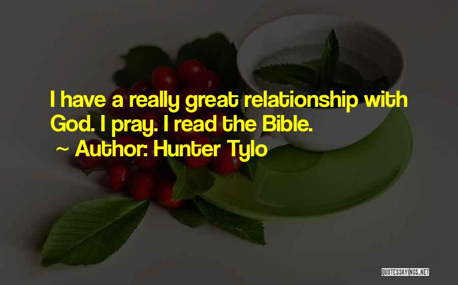 Hunter Tylo Quotes: I Have A Really Great Relationship With God. I Pray. I Read The Bible.