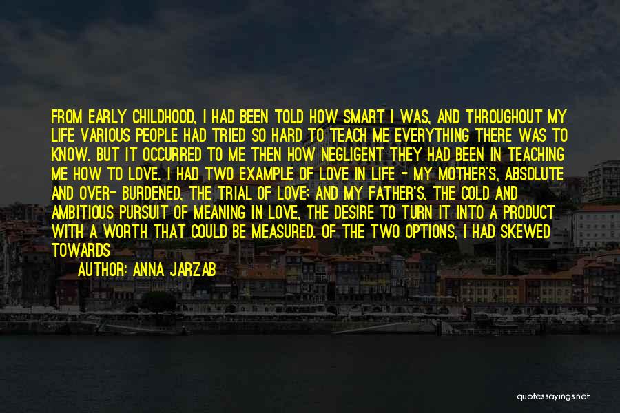 Anna Jarzab Quotes: From Early Childhood, I Had Been Told How Smart I Was, And Throughout My Life Various People Had Tried So