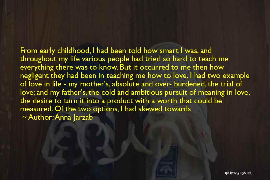 Anna Jarzab Quotes: From Early Childhood, I Had Been Told How Smart I Was, And Throughout My Life Various People Had Tried So