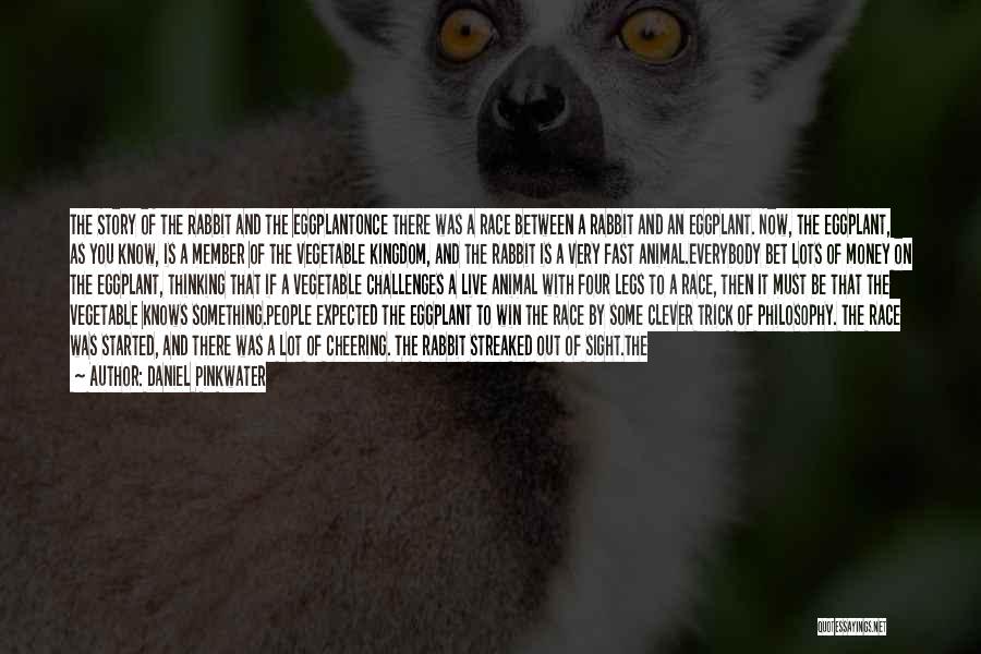 Daniel Pinkwater Quotes: The Story Of The Rabbit And The Eggplantonce There Was A Race Between A Rabbit And An Eggplant. Now, The