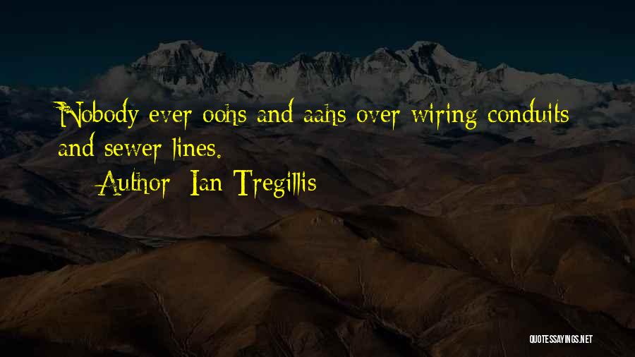 Ian Tregillis Quotes: Nobody Ever Oohs And Aahs Over Wiring Conduits And Sewer Lines.