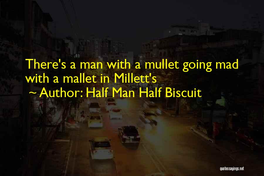 Half Man Half Biscuit Quotes: There's A Man With A Mullet Going Mad With A Mallet In Millett's