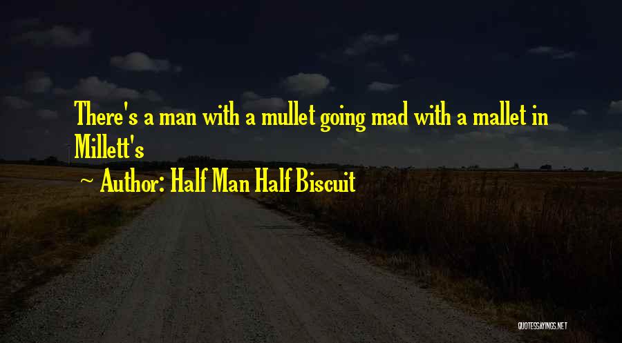 Half Man Half Biscuit Quotes: There's A Man With A Mullet Going Mad With A Mallet In Millett's