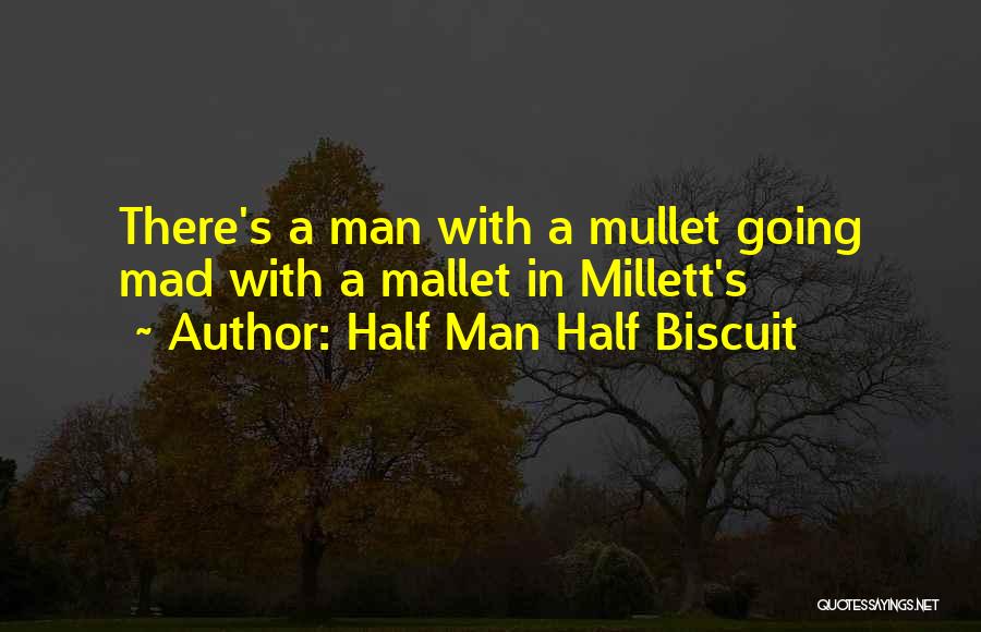 Half Man Half Biscuit Quotes: There's A Man With A Mullet Going Mad With A Mallet In Millett's