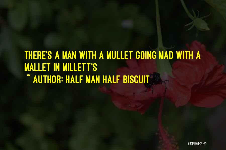 Half Man Half Biscuit Quotes: There's A Man With A Mullet Going Mad With A Mallet In Millett's