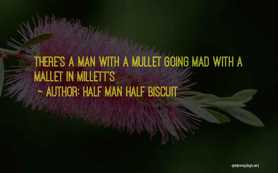 Half Man Half Biscuit Quotes: There's A Man With A Mullet Going Mad With A Mallet In Millett's