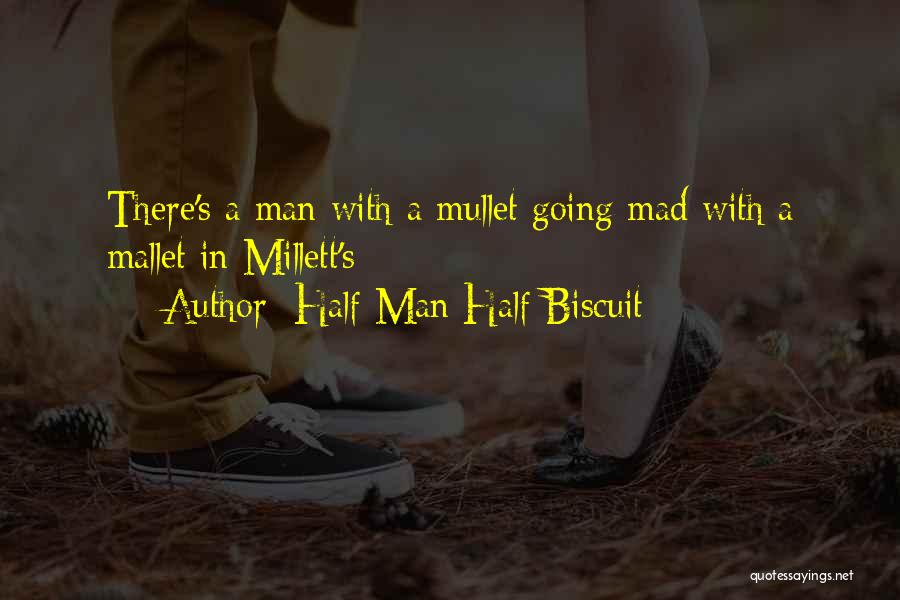 Half Man Half Biscuit Quotes: There's A Man With A Mullet Going Mad With A Mallet In Millett's