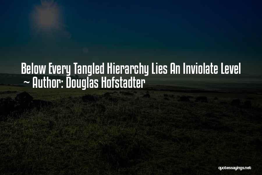 Douglas Hofstadter Quotes: Below Every Tangled Hierarchy Lies An Inviolate Level