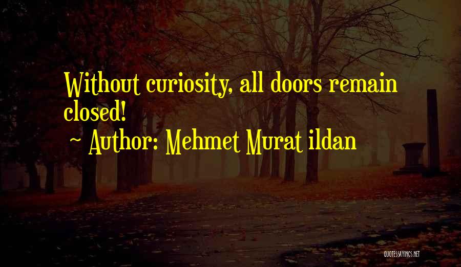 Mehmet Murat Ildan Quotes: Without Curiosity, All Doors Remain Closed!