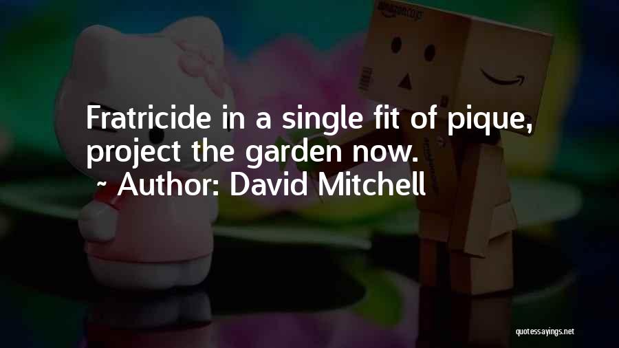 David Mitchell Quotes: Fratricide In A Single Fit Of Pique, Project The Garden Now.