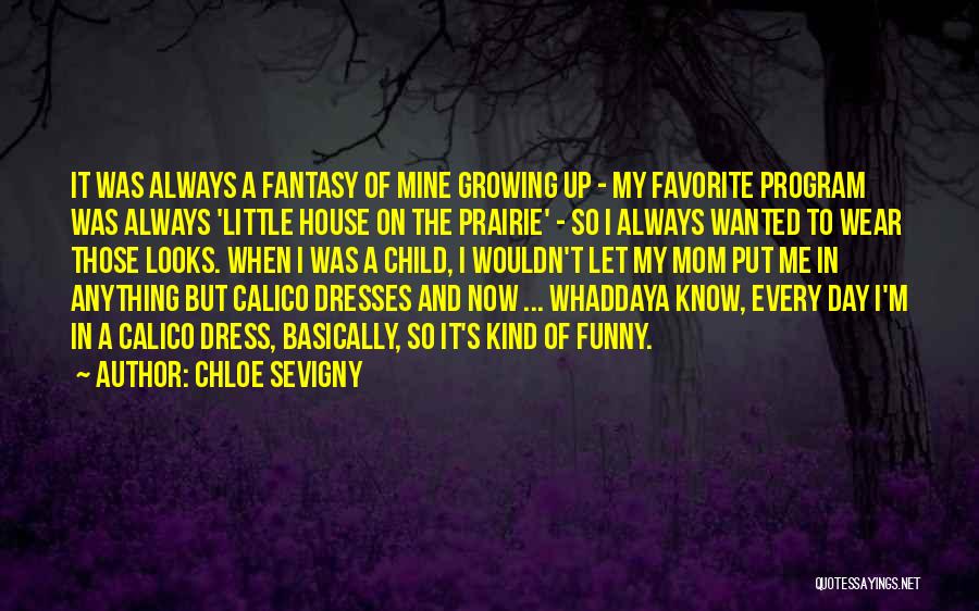 Chloe Sevigny Quotes: It Was Always A Fantasy Of Mine Growing Up - My Favorite Program Was Always 'little House On The Prairie'