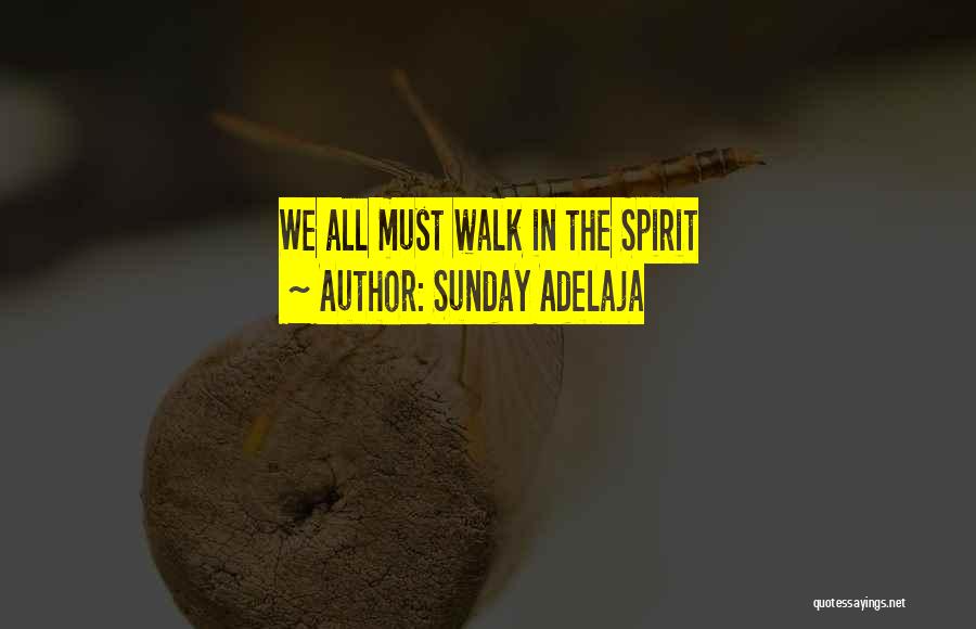 Sunday Adelaja Quotes: We All Must Walk In The Spirit