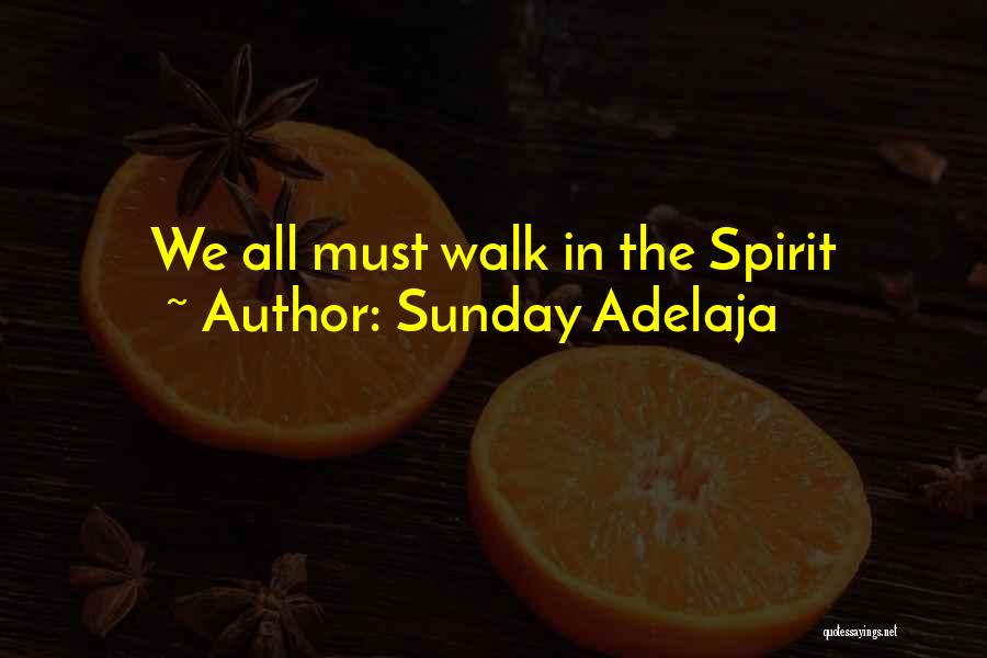 Sunday Adelaja Quotes: We All Must Walk In The Spirit
