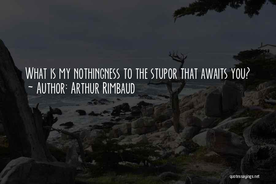 Arthur Rimbaud Quotes: What Is My Nothingness To The Stupor That Awaits You?