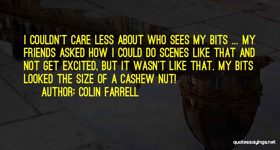 Colin Farrell Quotes: I Couldn't Care Less About Who Sees My Bits ... My Friends Asked How I Could Do Scenes Like That