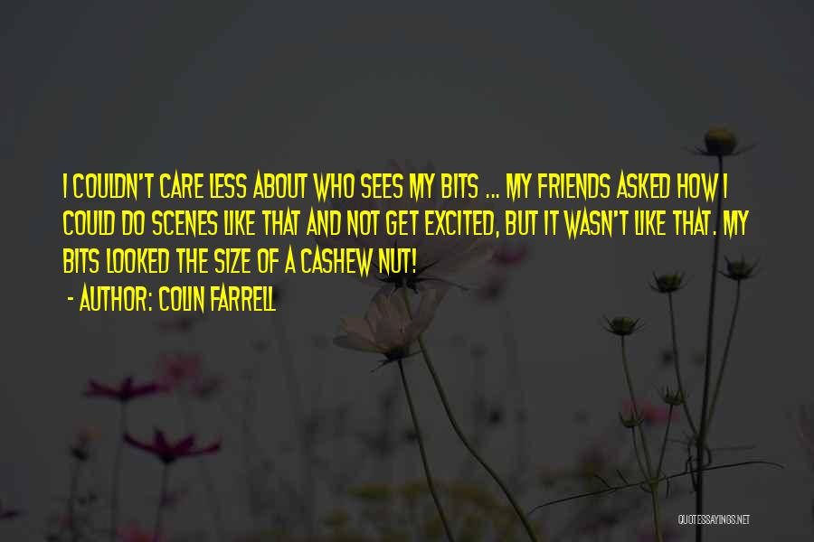 Colin Farrell Quotes: I Couldn't Care Less About Who Sees My Bits ... My Friends Asked How I Could Do Scenes Like That