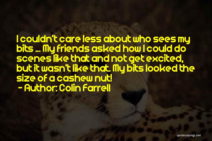 Colin Farrell Quotes: I Couldn't Care Less About Who Sees My Bits ... My Friends Asked How I Could Do Scenes Like That
