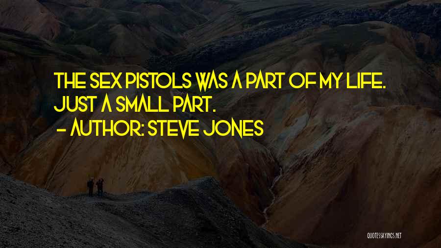 Steve Jones Quotes: The Sex Pistols Was A Part Of My Life. Just A Small Part.