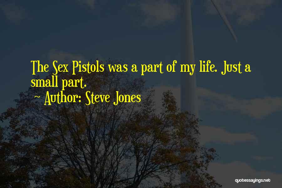 Steve Jones Quotes: The Sex Pistols Was A Part Of My Life. Just A Small Part.