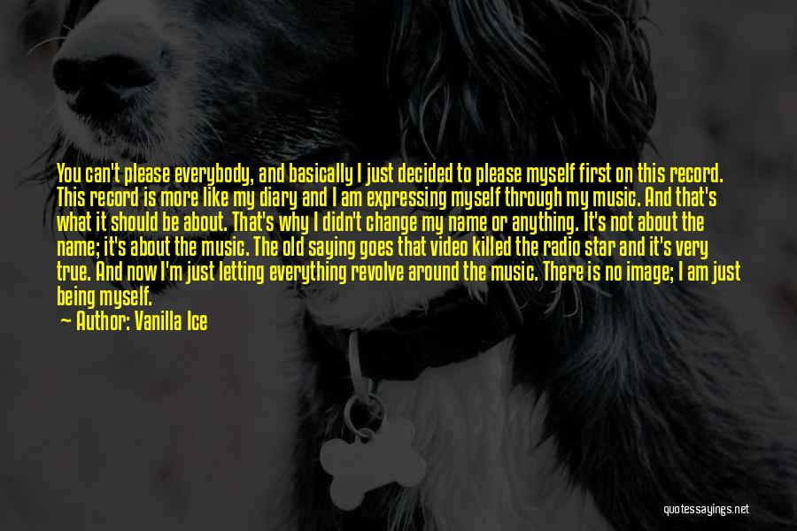 Vanilla Ice Quotes: You Can't Please Everybody, And Basically I Just Decided To Please Myself First On This Record. This Record Is More