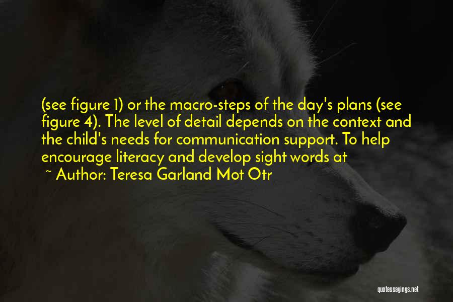 Teresa Garland Mot Otr Quotes: (see Figure 1) Or The Macro-steps Of The Day's Plans (see Figure 4). The Level Of Detail Depends On The