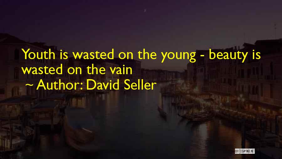 David Seller Quotes: Youth Is Wasted On The Young - Beauty Is Wasted On The Vain