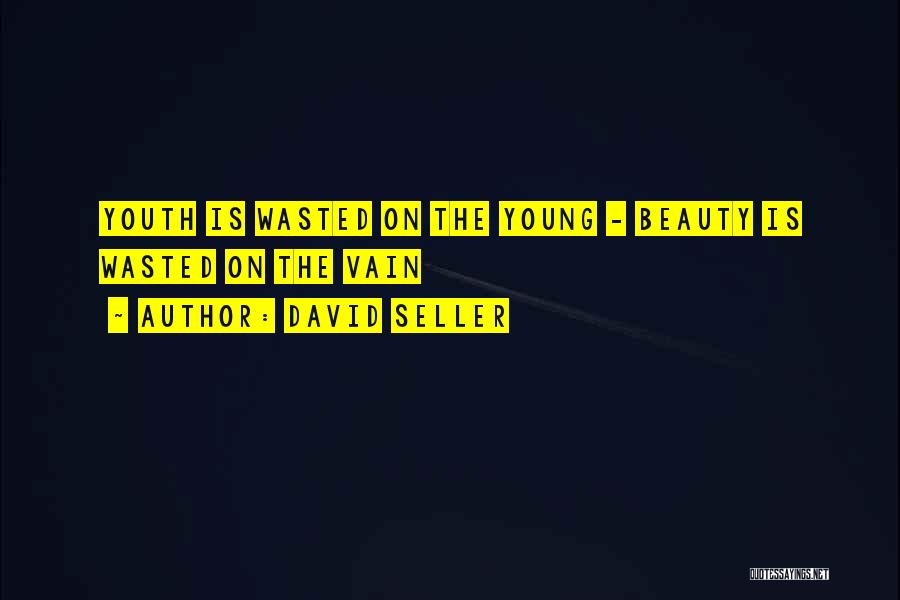 David Seller Quotes: Youth Is Wasted On The Young - Beauty Is Wasted On The Vain