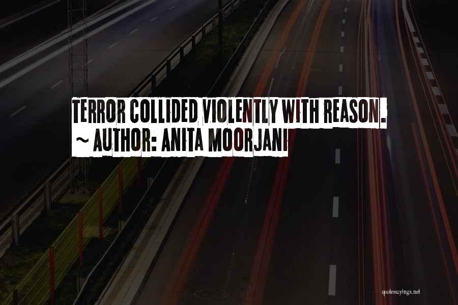 Anita Moorjani Quotes: Terror Collided Violently With Reason.