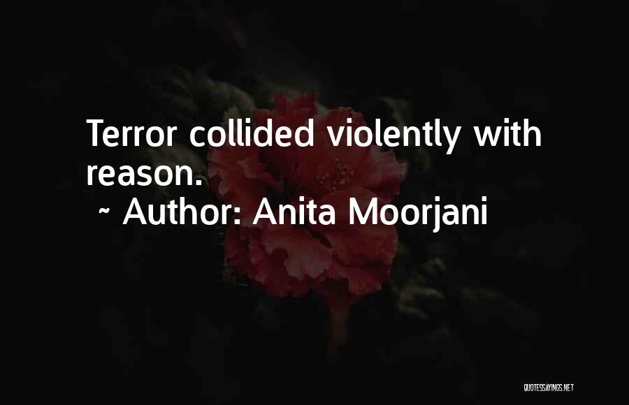 Anita Moorjani Quotes: Terror Collided Violently With Reason.