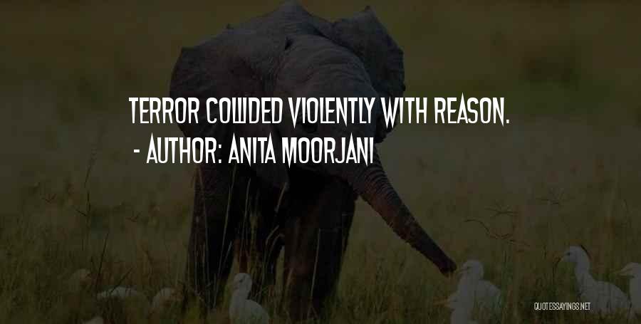 Anita Moorjani Quotes: Terror Collided Violently With Reason.