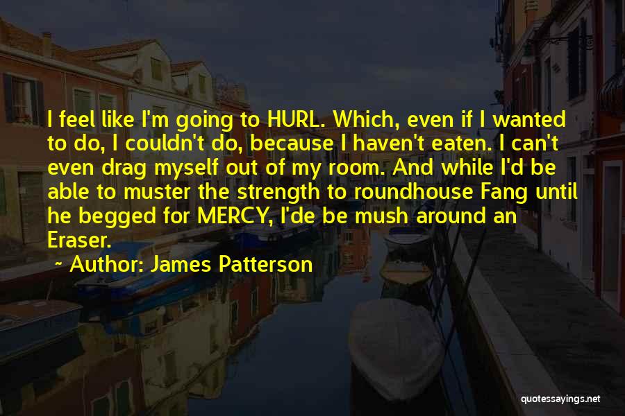 James Patterson Quotes: I Feel Like I'm Going To Hurl. Which, Even If I Wanted To Do, I Couldn't Do, Because I Haven't