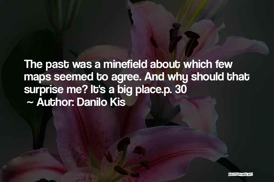 Danilo Kis Quotes: The Past Was A Minefield About Which Few Maps Seemed To Agree. And Why Should That Surprise Me? It's A