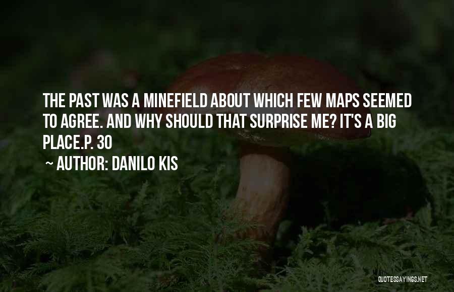 Danilo Kis Quotes: The Past Was A Minefield About Which Few Maps Seemed To Agree. And Why Should That Surprise Me? It's A