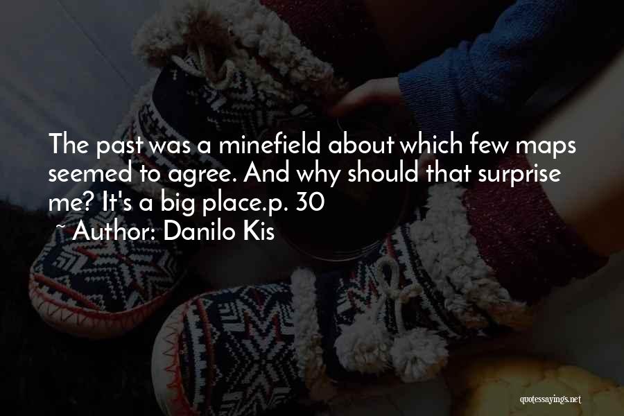 Danilo Kis Quotes: The Past Was A Minefield About Which Few Maps Seemed To Agree. And Why Should That Surprise Me? It's A