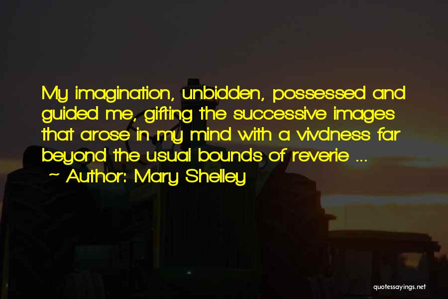 Mary Shelley Quotes: My Imagination, Unbidden, Possessed And Guided Me, Gifting The Successive Images That Arose In My Mind With A Vivdness Far