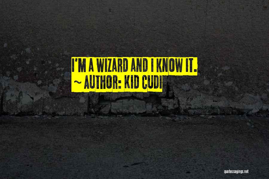 Kid Cudi Quotes: I'm A Wizard And I Know It.