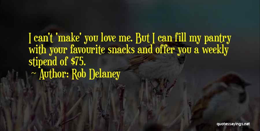 Rob Delaney Quotes: I Can't 'make' You Love Me. But I Can Fill My Pantry With Your Favourite Snacks And Offer You A