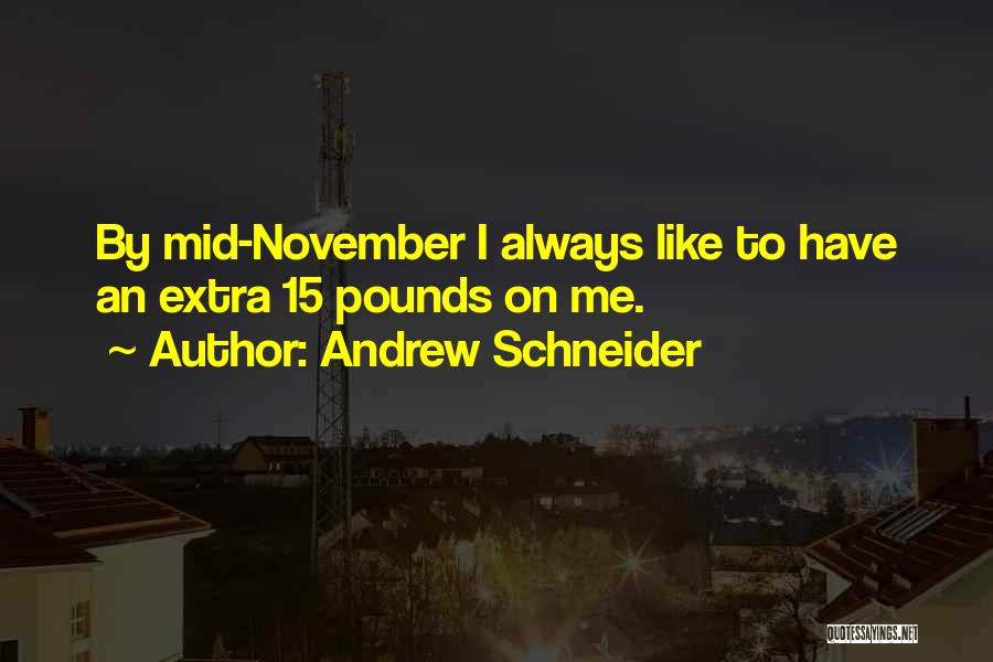 November 15 Quotes By Andrew Schneider