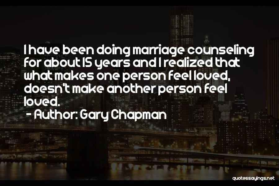 15 Years Of Marriage Quotes By Gary Chapman